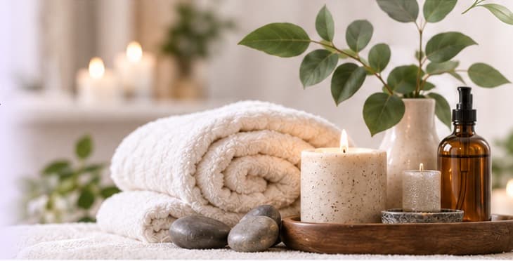 Spa treatment essentials at Soul Beauty Healing Center